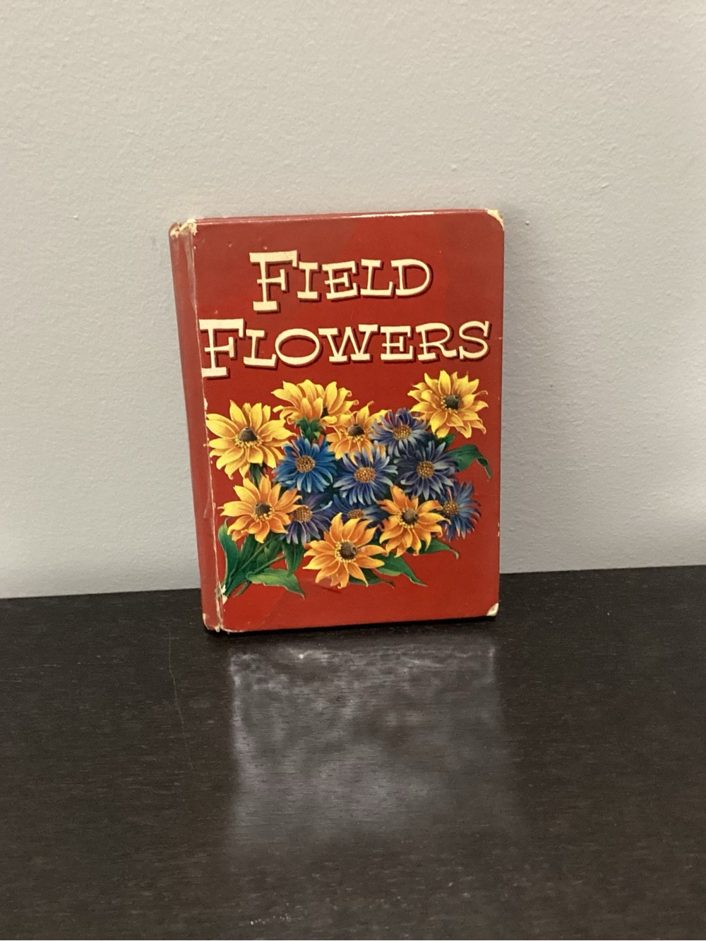 vintage 1945 small book Titled FIELD FLOWERS has companion book titled woodlands